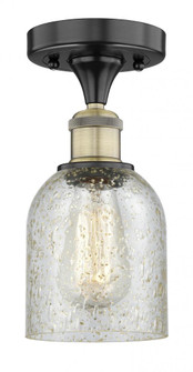 Caledonia - 1 Light - 5 inch - Black Antique Brass - Semi-Flush Mount (3442|616-1F-BAB-G259)