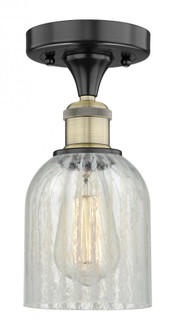 Caledonia - 1 Light - 5 inch - Black Antique Brass - Semi-Flush Mount (3442|616-1F-BAB-G2511)