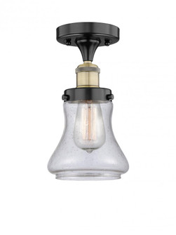 Bellmont - 1 Light - 6 inch - Black Antique Brass - Semi-Flush Mount (3442|616-1F-BAB-G194)