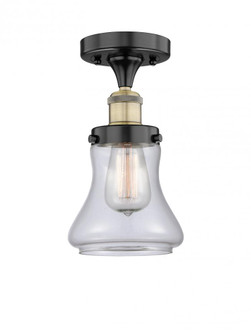 Bellmont - 1 Light - 6 inch - Black Antique Brass - Semi-Flush Mount (3442|616-1F-BAB-G192)