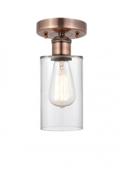 Clymer - 1 Light - 4 inch - Antique Copper - Semi-Flush Mount (3442|616-1F-AC-G802)