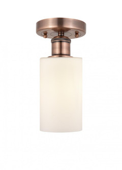 Clymer - 1 Light - 4 inch - Antique Copper - Semi-Flush Mount (3442|616-1F-AC-G801)