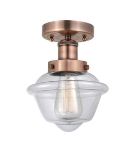 Oxford - 1 Light - 7 inch - Antique Copper - Semi-Flush Mount (3442|616-1F-AC-G532)