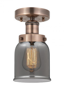 Bell - 1 Light - 5 inch - Antique Copper - Semi-Flush Mount (3442|616-1F-AC-G53)