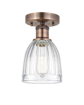 Brookfield - 1 Light - 6 inch - Antique Copper - Semi-Flush Mount (3442|616-1F-AC-G442)