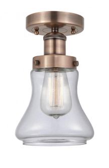 Bellmont - 1 Light - 6 inch - Antique Copper - Semi-Flush Mount (3442|616-1F-AC-G192)