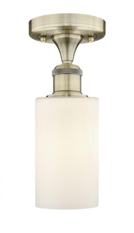 Clymer - 1 Light - 4 inch - Antique Brass - Semi-Flush Mount (3442|616-1F-AB-G801)