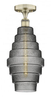 Cascade - 1 Light - 8 inch - Antique Brass - Flush Mount (3442|616-1F-AB-G673-8)