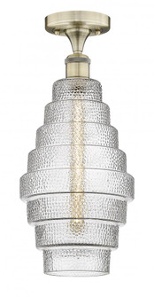 Cascade - 1 Light - 8 inch - Antique Brass - Flush Mount (3442|616-1F-AB-G672-8)