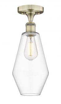 Cindyrella - 1 Light - 7 inch - Antique Brass - Semi-Flush Mount (3442|616-1F-AB-G652-7)