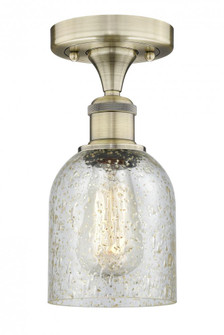 Caledonia - 1 Light - 5 inch - Antique Brass - Semi-Flush Mount (3442|616-1F-AB-G259)