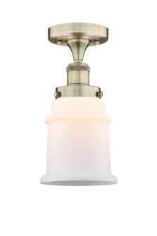 Canton - 1 Light - 6 inch - Antique Brass - Semi-Flush Mount (3442|616-1F-AB-G181)