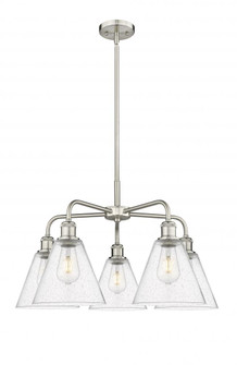 Berkshire - 5 Light - 26 inch - Satin Nickel - Chandelier (3442|516-5CR-SN-GBC-84)