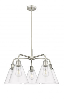 Berkshire - 5 Light - 26 inch - Satin Nickel - Chandelier (3442|516-5CR-SN-GBC-82)