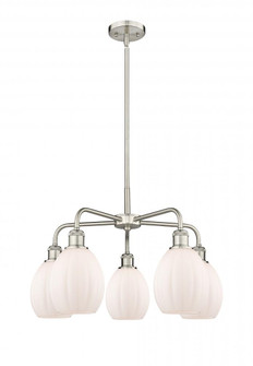 Eaton - 5 Light - 24 inch - Satin Nickel - Chandelier (3442|516-5CR-SN-G81)