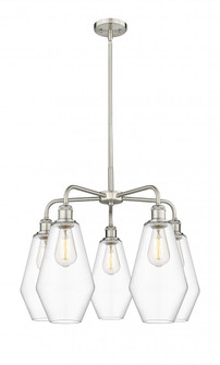 Cindyrella - 5 Light - 25 inch - Satin Nickel - Chandelier (3442|516-5CR-SN-G652-7)