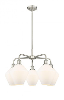 Cindyrella - 5 Light - 26 inch - Satin Nickel - Chandelier (3442|516-5CR-SN-G651-8)
