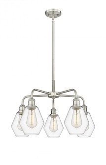 Cindyrella - 5 Light - 24 inch - Satin Nickel - Chandelier (3442|516-5CR-SN-G652-6)