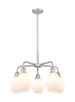 Cindyrella - 5 Light - 24 inch - Satin Nickel - Chandelier (3442|516-5CR-SN-G651-6)
