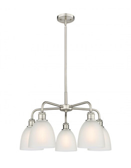Castile - 5 Light - 24 inch - Satin Nickel - Chandelier (3442|516-5CR-SN-G381)