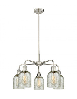 Caledonia - 5 Light - 23 inch - Satin Nickel - Chandelier (3442|516-5CR-SN-G259)