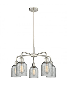 Caledonia - 5 Light - 23 inch - Satin Nickel - Chandelier (3442|516-5CR-SN-G257)