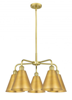 Berkshire - 5 Light - 26 inch - Satin Gold - Chandelier (3442|516-5CR-SG-MBC-8-SG)