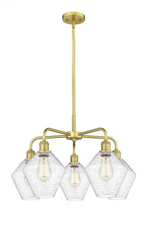 Cindyrella - 5 Light - 26 inch - Satin Gold - Chandelier (3442|516-5CR-SG-G654-8)