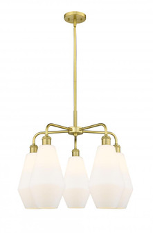 Cindyrella - 5 Light - 25 inch - Satin Gold - Chandelier (3442|516-5CR-SG-G651-7)