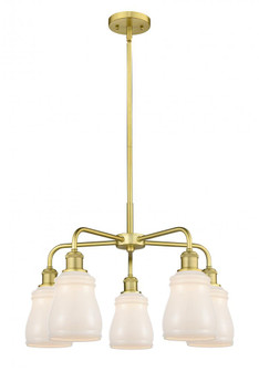 Ellery - 5 Light - 23 inch - Satin Gold - Chandelier (3442|516-5CR-SG-G391)