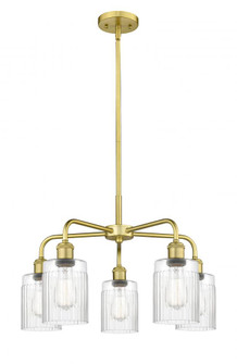Hadley - 5 Light - 23 inch - Satin Gold - Chandelier (3442|516-5CR-SG-G342)