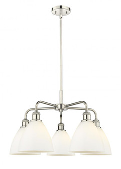 Bristol - 5 Light - 26 inch - Polished Nickel - Chandelier (3442|516-5CR-PN-GBD-751)