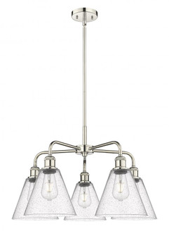 Berkshire - 5 Light - 26 inch - Polished Nickel - Chandelier (3442|516-5CR-PN-GBC-84)