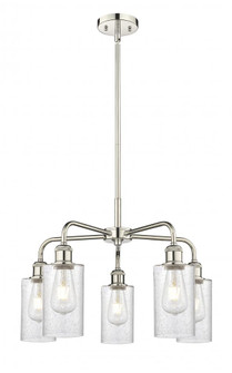 Clymer - 5 Light - 22 inch - Polished Nickel - Chandelier (3442|516-5CR-PN-G804)