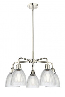 Castile - 5 Light - 24 inch - Polished Nickel - Chandelier (3442|516-5CR-PN-G382)