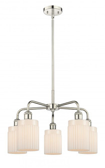 Hadley - 5 Light - 23 inch - Polished Nickel - Chandelier (3442|516-5CR-PN-G341)