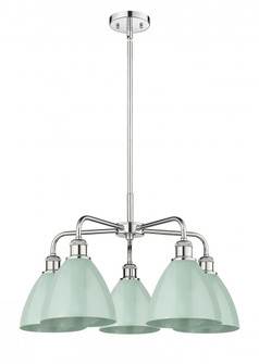 Plymouth - 5 Light - 26 inch - Polished Chrome - Chandelier (3442|516-5CR-PC-MBD-75-SF)