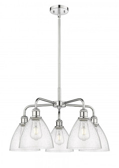 Bristol - 5 Light - 26 inch - Polished Chrome - Chandelier (3442|516-5CR-PC-GBD-754)