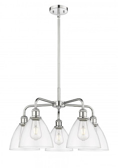 Bristol - 5 Light - 26 inch - Polished Chrome - Chandelier (3442|516-5CR-PC-GBD-752)