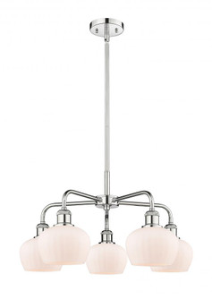 Fenton - 5 Light - 25 inch - Polished Chrome - Chandelier (3442|516-5CR-PC-G91)
