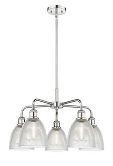 Castile - 5 Light - 24 inch - Polished Chrome - Chandelier (3442|516-5CR-PC-G382)