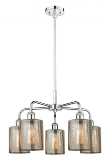 Cobbleskill - 5 Light - 23 inch - Polished Chrome - Chandelier (3442|516-5CR-PC-G116)