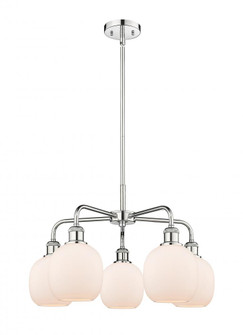 Belfast - 5 Light - 24 inch - Polished Chrome - Chandelier (3442|516-5CR-PC-G101)