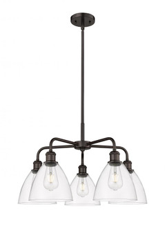 Bristol - 5 Light - 26 inch - Oil Rubbed Bronze - Chandelier (3442|516-5CR-OB-GBD-752)