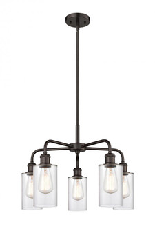 Clymer - 5 Light - 22 inch - Oil Rubbed Bronze - Chandelier (3442|516-5CR-OB-G802)