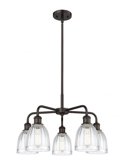 Brookfield - 5 Light - 24 inch - Oil Rubbed Bronze - Chandelier (3442|516-5CR-OB-G442)