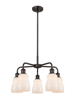 Ellery - 5 Light - 23 inch - Oil Rubbed Bronze - Chandelier (3442|516-5CR-OB-G391)