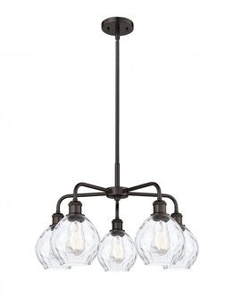 Waverly - 5 Light - 24 inch - Oil Rubbed Bronze - Chandelier (3442|516-5CR-OB-G362)