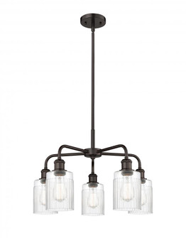 Hadley - 5 Light - 23 inch - Oil Rubbed Bronze - Chandelier (3442|516-5CR-OB-G342)
