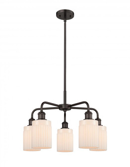 Hadley - 5 Light - 23 inch - Oil Rubbed Bronze - Chandelier (3442|516-5CR-OB-G341)
